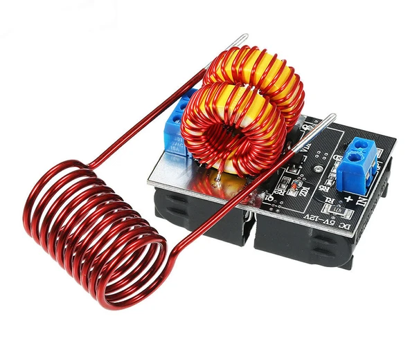 Alkatronik İndüksiyon Isıtıcı Modül 120w DC 5/12V Mini Bobin Kablosuz Yüksek Frekanslı Enerji Güç İletimi Ocak ürün görseli 1