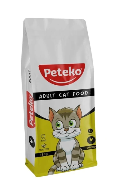 Peteko Tavuklu Kedi Maması 15 Kg ürün görseli 1