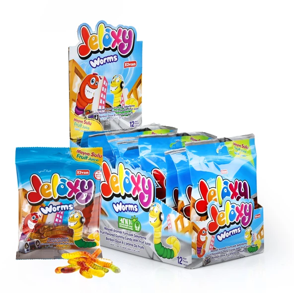 Jelaxy Solucan 80 Gr. 12 Adet (1 Kutu) ürün görseli 1