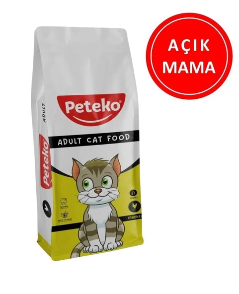 Peteko Tavuklu Kedi Maması 1 Kg AÇIK ürün görseli 1