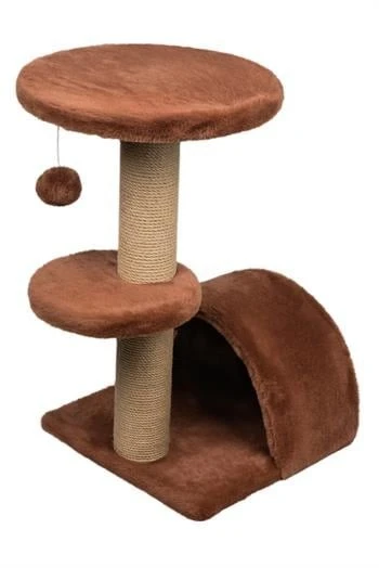 Dubex 53x39x67 cm Kedi Oyun ve Tırmalama Platformu Tarçın ürün görseli 1