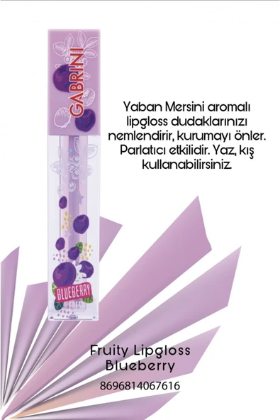 Fruity Lipgloss Blueberry ürün görseli 1