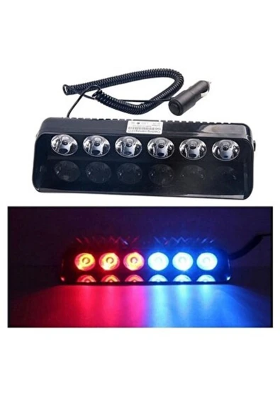 Havens S6 Çakar Cam Içi Vantuzlu 6 Ledli Çakmaklık Girişli ürün görseli 1