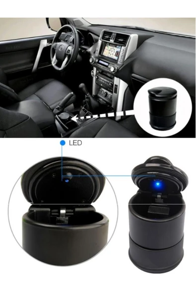 fsmstore Led Işıklı Küllük - Resim 3