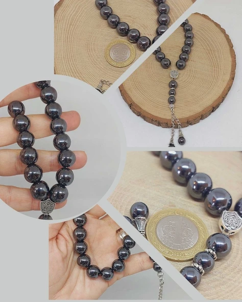Hematit Taşı 17lik Efe Tesbih 11mm (55996) ürün görseli 1