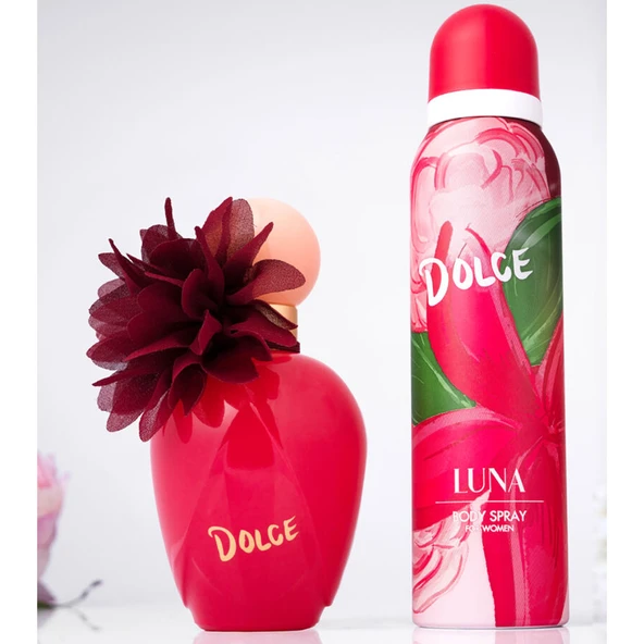 Dolce Luna EDT 100 ml Kadın Parfüm Seti - Resim 2