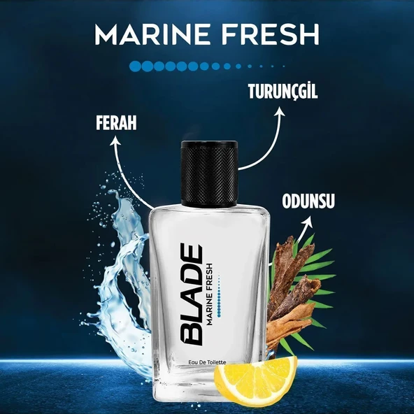 Blade Marine Fresh EDT 70 ml Erkek Parfüm - Resim 2