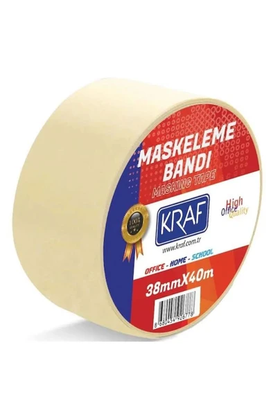 KRAF MASKELEME BANDI 38MMX40M 4038G ürün görseli 1