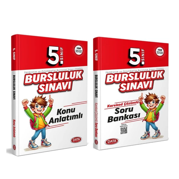 Data Yayınları 2025 5.Sınıf Bursluluk Konu ve Soru Seti 2 Kitap ürün görseli 1
