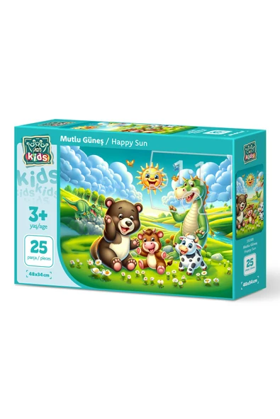 Art Puzzle Art Çocuk Mutlu Güneş 25 Parça Puzzle ürün görseli 1