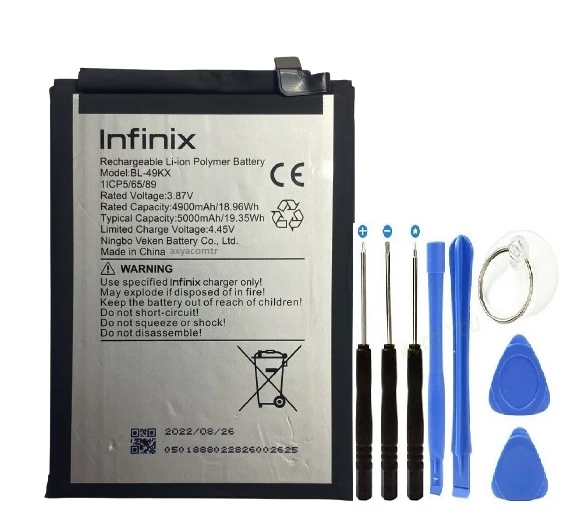 İnfinix Note 11 Pil Batarya + Tamir Set 5000 mAh ürün görseli 1