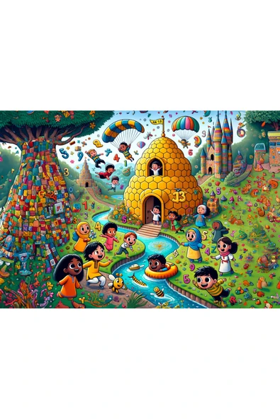 Art Puzzle Art Çocuk Sayılar Ülkesi 50 Parça Puzzle ürün görseli 1