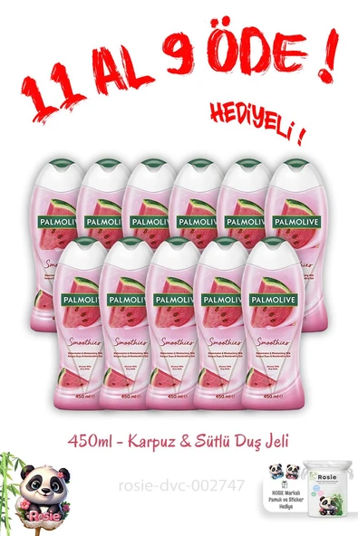 11 Al 9 Öde 450 Ml Duş Jeli Smoothies Karpuz Ve Sütlü ürün görseli 1