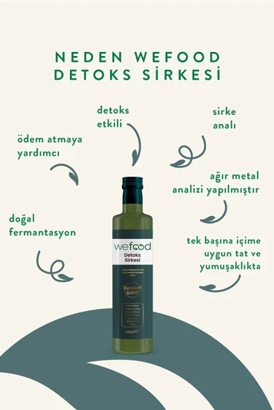 Detoks Sirkesi 250 ml (Doğal Fermantasyon) - Resim 2