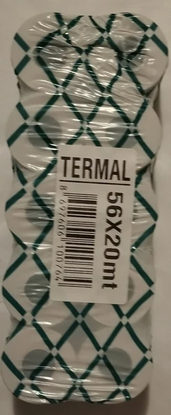 Termal Kağıt Rulo 56x20 ürün görseli 1