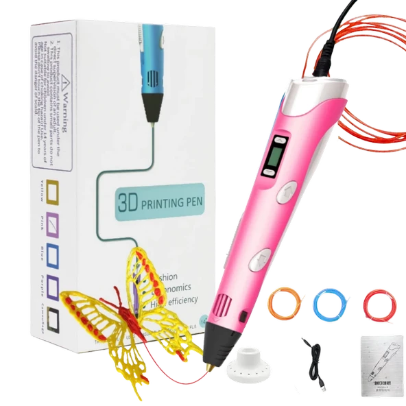 Techmarked 3D Kalem Pembe ürün görseli 1
