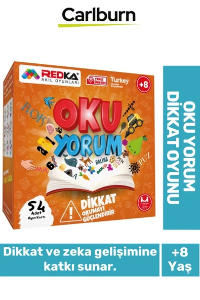 Zeka Geliştirici Oyun Eğitici Öğretici Okuma Yazma El Göz Koordinasyonu Oku Yorum Dikkat Oyunu ürün görseli 1