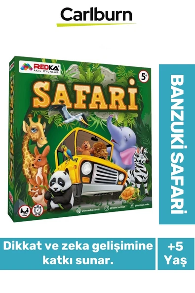 Zeka Geliştirici Oyun Eğitici Öğretici Okuma Yazma El Göz Koordinasyonu Banzuki Safari ürün görseli 1