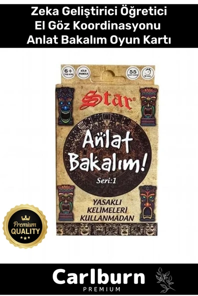 Eğitici Zeka Geliştirici Öğretici Eğlence Aile Parti Gece Anlat Bakalım Mini Oyun Kartları ürün görseli 1