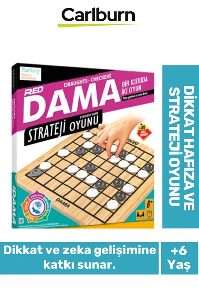 Zeka Geliştirici Oyun Eğitici Öğretici Okuma Yazma El Göz Koordinasyonu Dama Oyunu ürün görseli 1