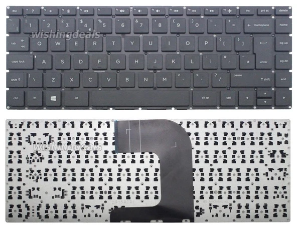 Hp 14-ac000, 14-ac100 Notebook Klavye, Tuş Takımı, Siyah - TR / KL0066 ürün görseli 1