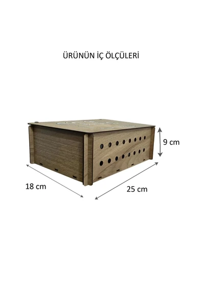 Modem Saklama Kutusu - 25x18x9 Cm - Resim 3