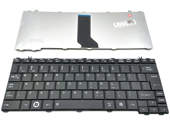 Toshiba Satellite U500-10Z U500-119 Notebook Klavyesi - Siyah TR ürün görseli 1