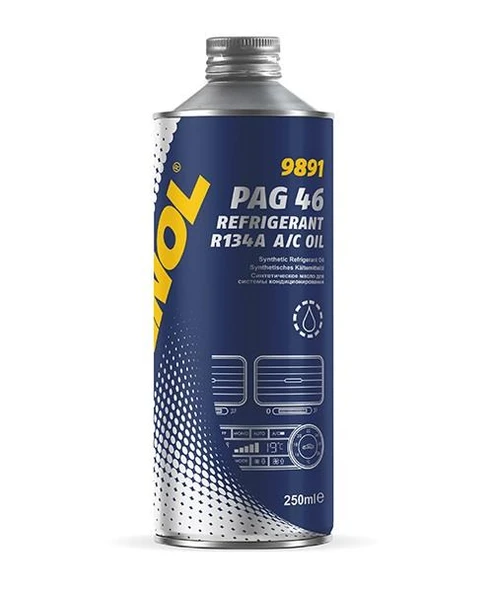 MANNOL 9891 PAG 46 REFRIGERANT A/C OİL 250 ML-R13A-R1234YF KLİMA YAĞI ürün görseli 1