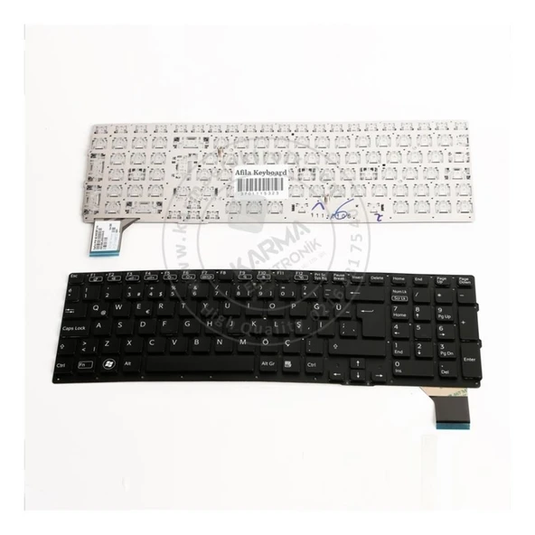 Sony Vaio PCG-41412M PCG-41414M Notebook Klavyesi - Siyah - TR ürün görseli 1