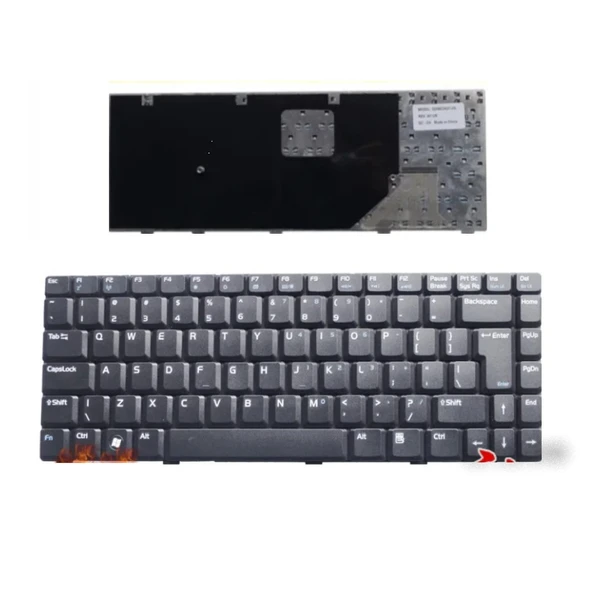 Asus A8Jm A8Jn A8JR A8Js Notebook Klavye - Siyah - TR - Resim 2