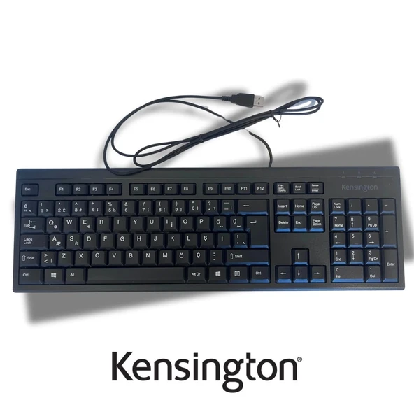 Kensington EQ KB100 EQ Kablolu Tam Boy Türkçe Klavye ürün görseli 1