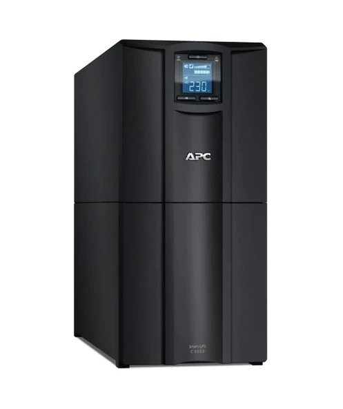 APC Smart-UPS C Line Interactive 3kVA Tower 230V 8x IEC C13+1x IEC C19 outlets USB and Serial communication AVR ürün görseli 1