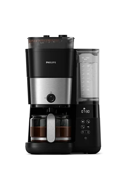 Philips Hd7888/01 Brew Siyah Öğütücülü Filtre Kahve Makinesi ürün görseli 1