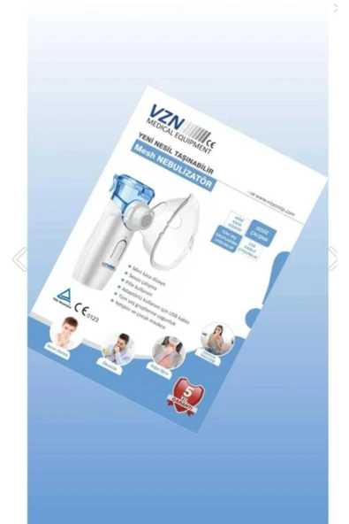 VZN medical equipment VZN Yeni Nesil Taşınabilir Mesh Nebülizatör ürün görseli 1