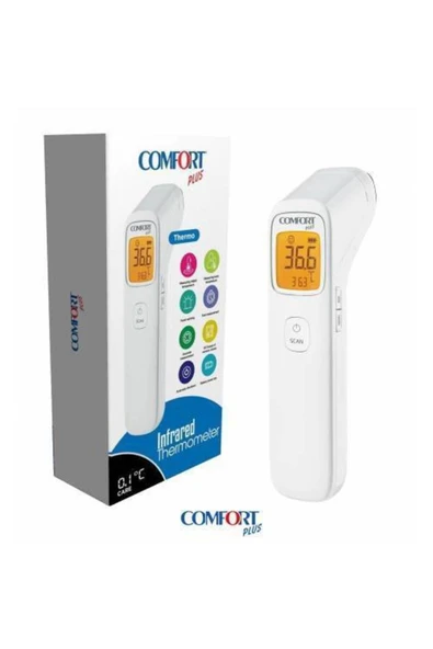 MEDİKALCİM Comfort Plus Thermo Temassız Kızılötesi Profesyonel Ateş Ölçer Derece Termometre ürün görseli 1
