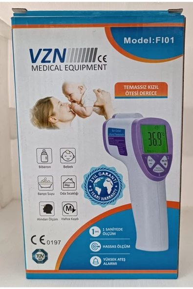BabyBird Vzn Temassız Ateş Ölçer Kızılötesi Temassız Ateş Ölçer ürün görseli 1