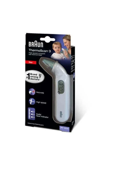 sema karakoç Braun IRT 3030 Ateş Ölçer Thermoscan Kulaktan Ateş Ölçer ürün görseli 1