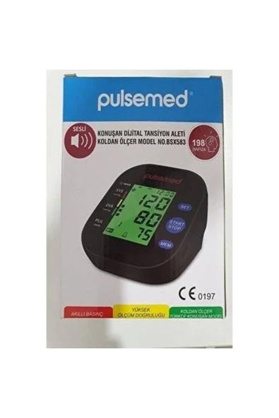 MEDİKALCİM Pulsemed BSX583 Konuşan Dijital Tansiyon Aleti ürün görseli 1