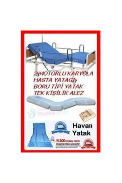 MEDİKALCİM 2 Motorlu Hasta Karyolası Hasta Karyolası ürün görseli 1