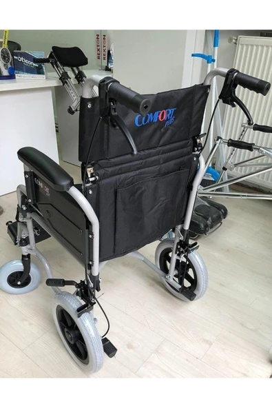 MEDİKALCİM Comfort Plus DM-327 Mini Özellikli Transfer Tekerlekli Sandalyesi ürün görseli 1