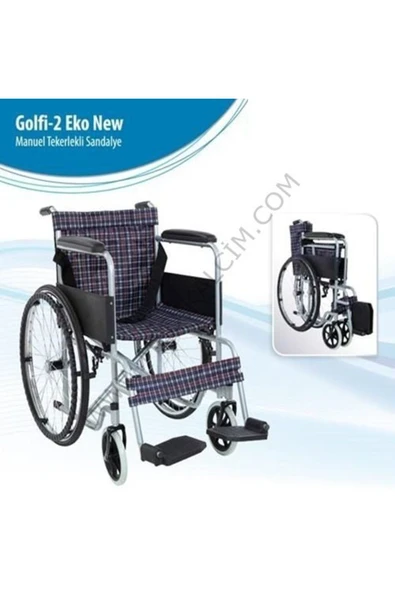 MEDİKALCİM Golfi 2 Tekerlekli Sandalye - Resim 3