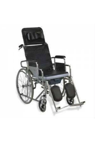 MEDİKALCİM Özellikli Tuvaletli Tekerlekli Sandalye Ky610Gcj 46 Cm ürün görseli 1