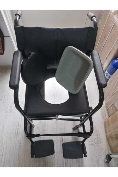 Csr Siyah-mavi Ev Tipi Tekerlekli Sandalye - Resim 2