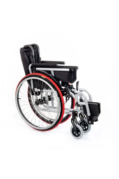 MEDİKALCİM Comfort Plus DM-315 Active Hafif Manuel Alüminyum Tekerlekli Sandalye (Oturma Genişliği 40cm) ürün görseli 1