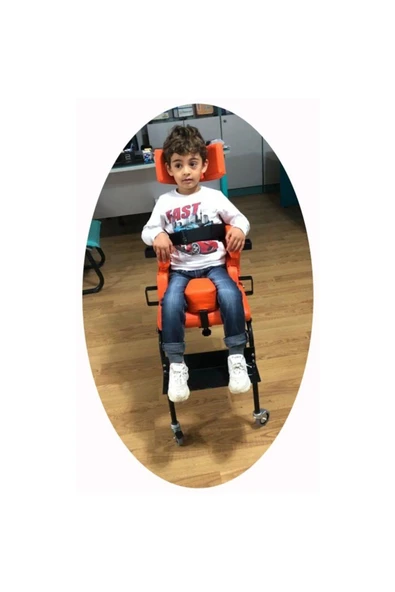 MEDİKALCİM Engelli Çocuk Oturma Sandalyesi Tekerlekli 4 İle 7 Yaş Arası ürün görseli 1