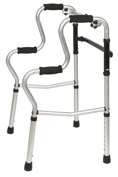 MEDİKALCİM Comfort Plus KY962L Kademeli Alüminyum Hareketli Walker Yürüteç ürün görseli 1
