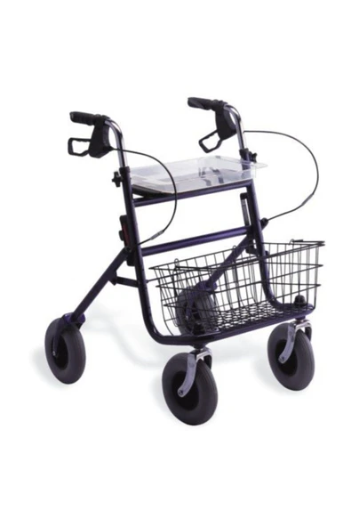 MEDİKALCİM Metal Rollator Walker Kalın Tekerlekli PR-882 ürün görseli 1