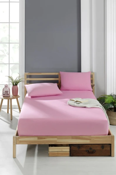 Battal Boy Ranforce 57 Tel Lastikli Çarşaf Seti 180x200 (2 Yastık Kılıfı Dahil) ürün görseli 1