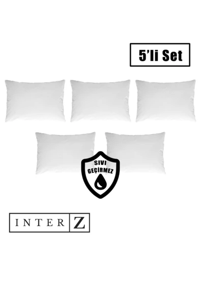 5'li Set Sıvı Geçirmez Yastık Koruyucu Alez Fermuarlı , 50x70 cm ürün görseli 1