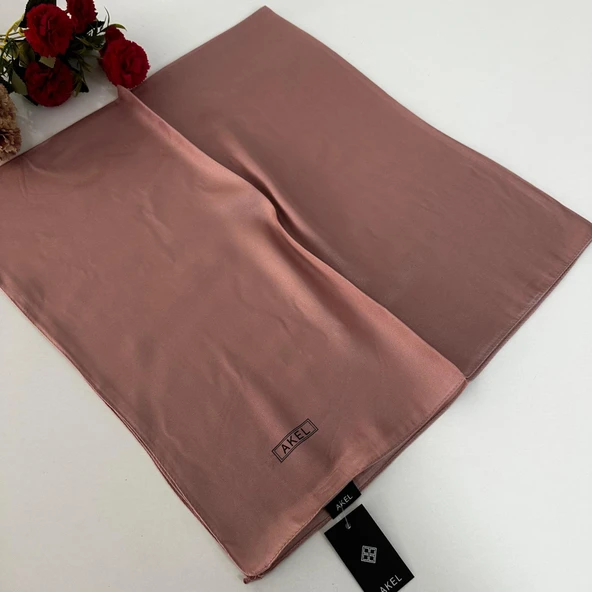 Akel Düz Kristal Eşarp Pembe LTA0420 ürün görseli 1